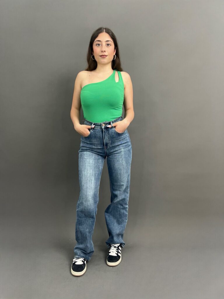 Asymmetrical Cut-Out Tank Top