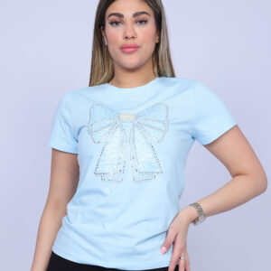 Sparkle Bow Graphic T-Shirt