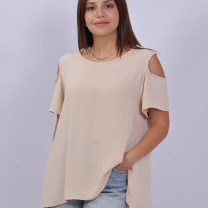 Cold Shoulder Relaxed Fit Top